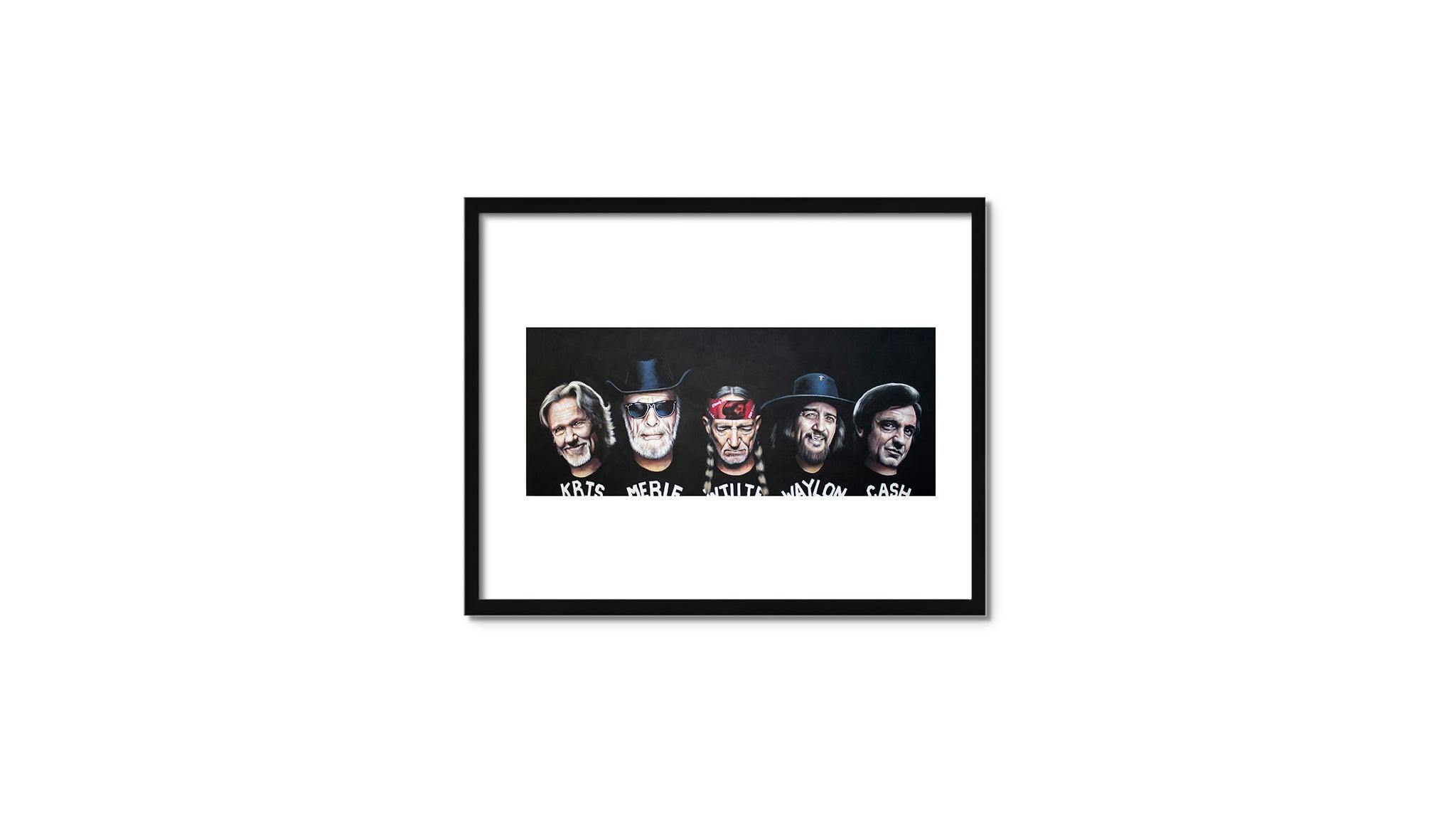 Paper w/ Black Frame